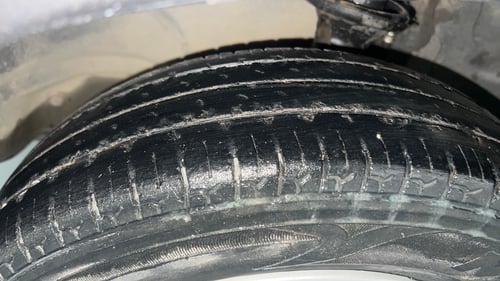 Used 2018 Maruti Suzuki Alto 800 VXi Petrol Manual tyres LEFT FRONT TYRE TREAD VIEW