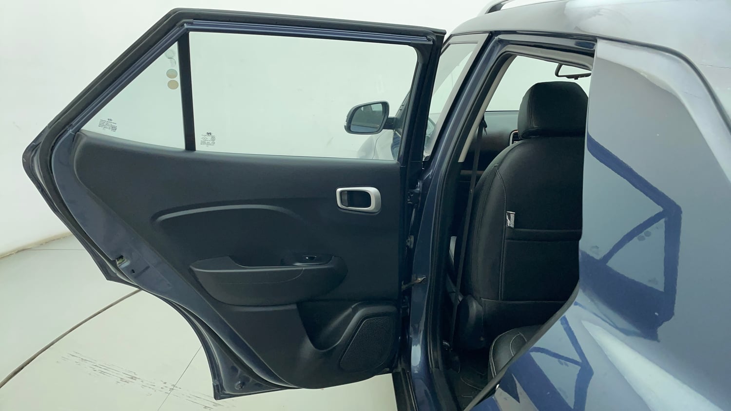 Used 2019 Hyundai Venue SX Plus 1.0 Turbo DCT Petrol Automatic interior LEFT REAR DOOR OPEN VIEW