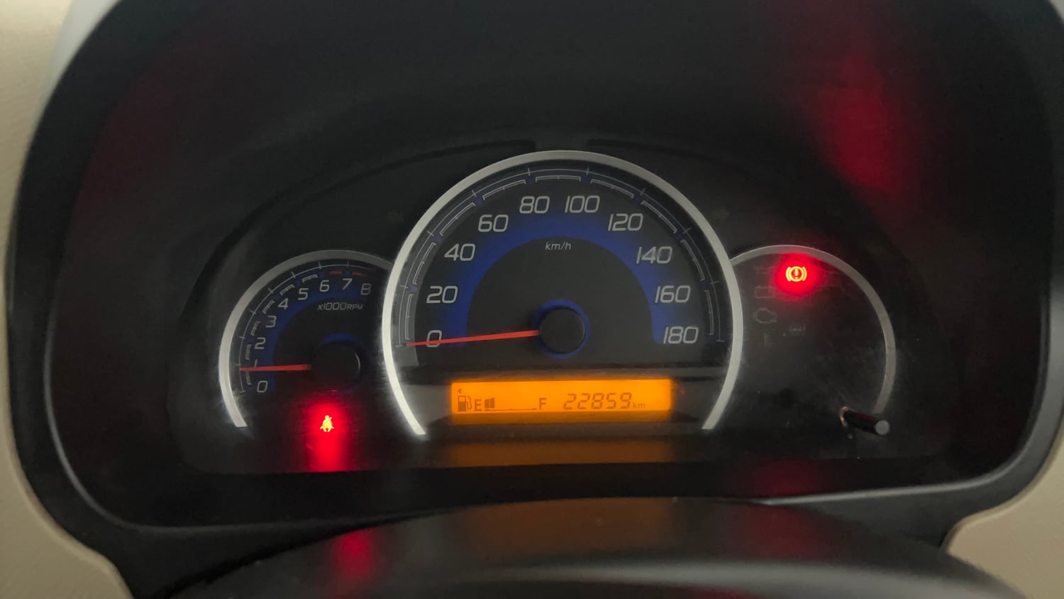Used 2017 Maruti Suzuki Wagon R VXI Petrol Manual interior CLUSTERMETER VIEW