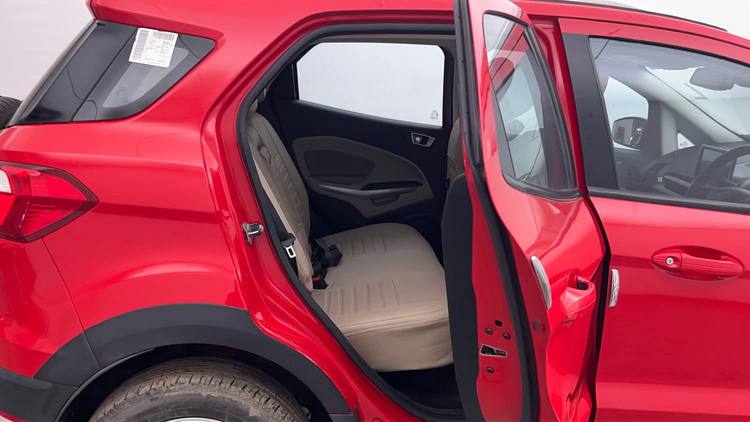 Used 2021 Ford EcoSport Titanium Plus 1.5L Ti-VCT AT Petrol Automatic interior RIGHT SIDE REAR DOOR CABIN VIEW
