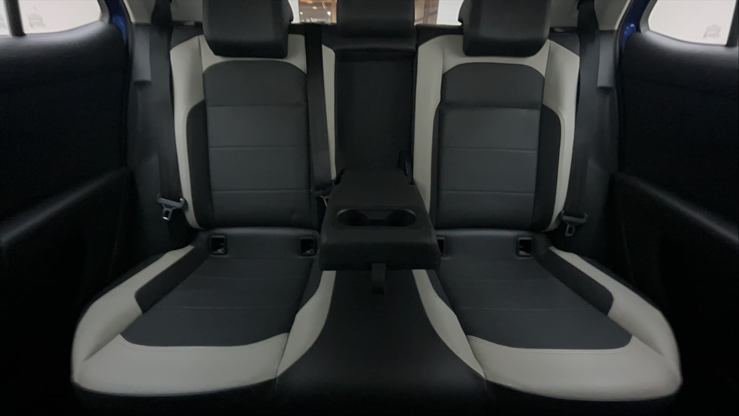 Used 2024 Volkswagen Taigun Topline 1.0 TSI AT Petrol Automatic interior REAR SEAT CONDITION VIEW
