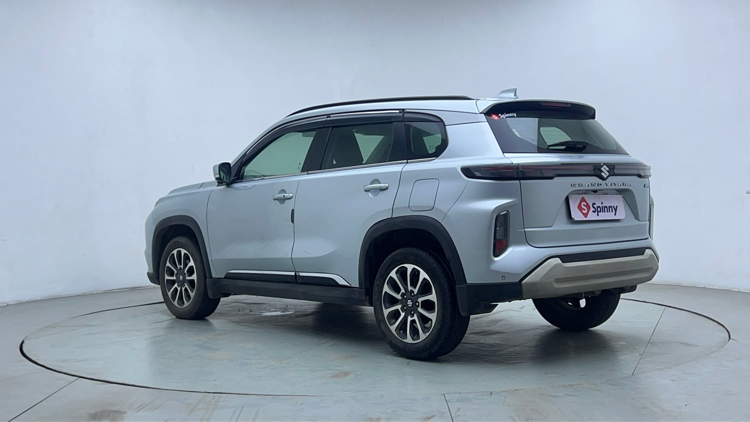 Used 2024 Maruti Suzuki Grand Vitara Alpha Smart Hybrid AT Petrol Automatic exterior LEFT REAR CORNER VIEW