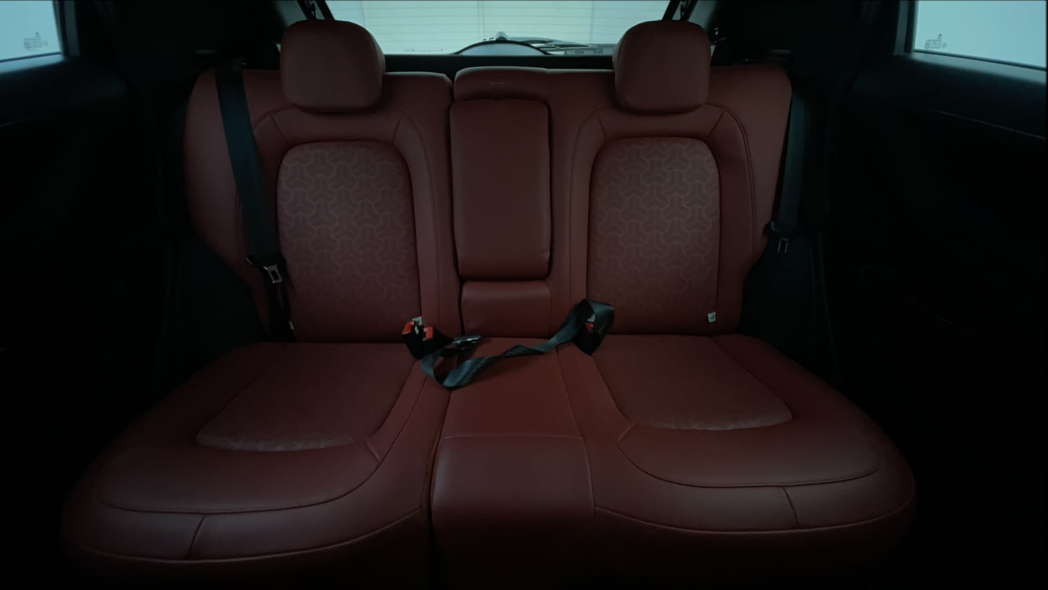 Used 2023 Tata Nexon XZA Plus LUXS Red Dark Edition Petrol Automatic interior REAR SEAT CONDITION VIEW