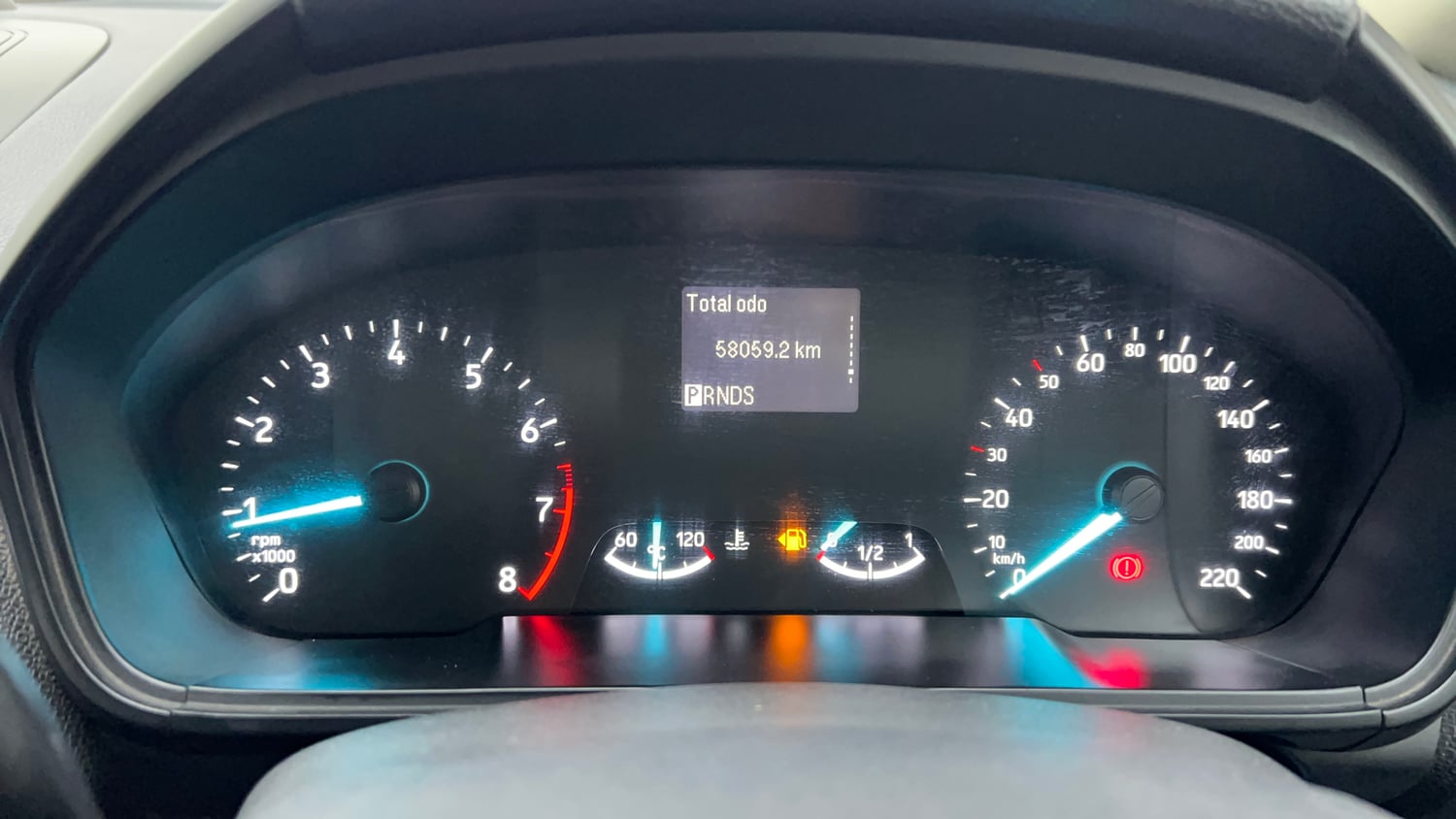 Used 2018 Ford EcoSport Titanium + 1.5L Ti-VCT AT Petrol Automatic interior CLUSTERMETER VIEW