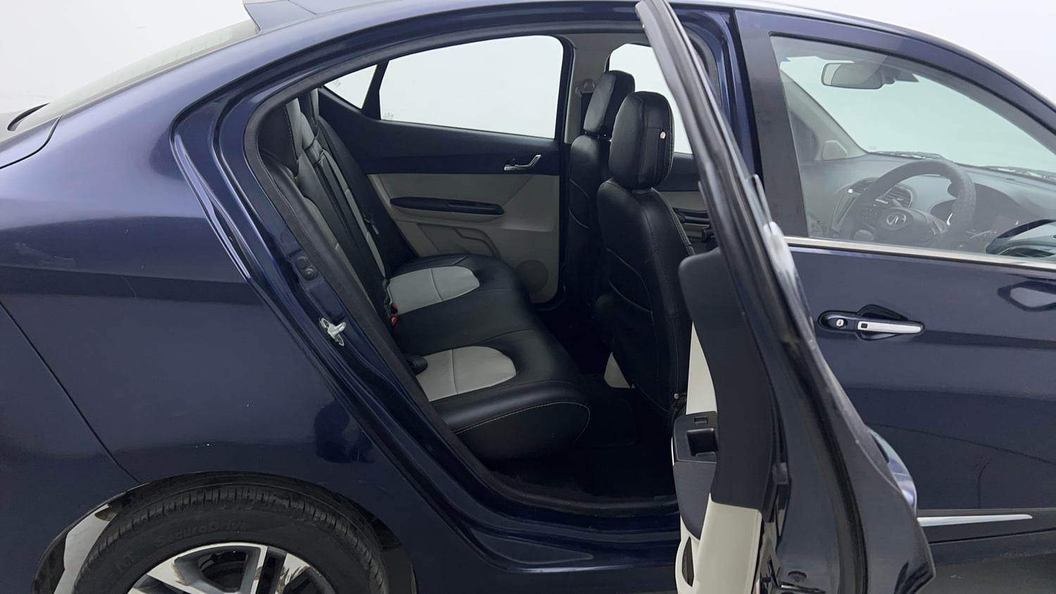 Used 2023 Tata Tigor XZA Plus Petrol Automatic interior RIGHT SIDE REAR DOOR CABIN VIEW