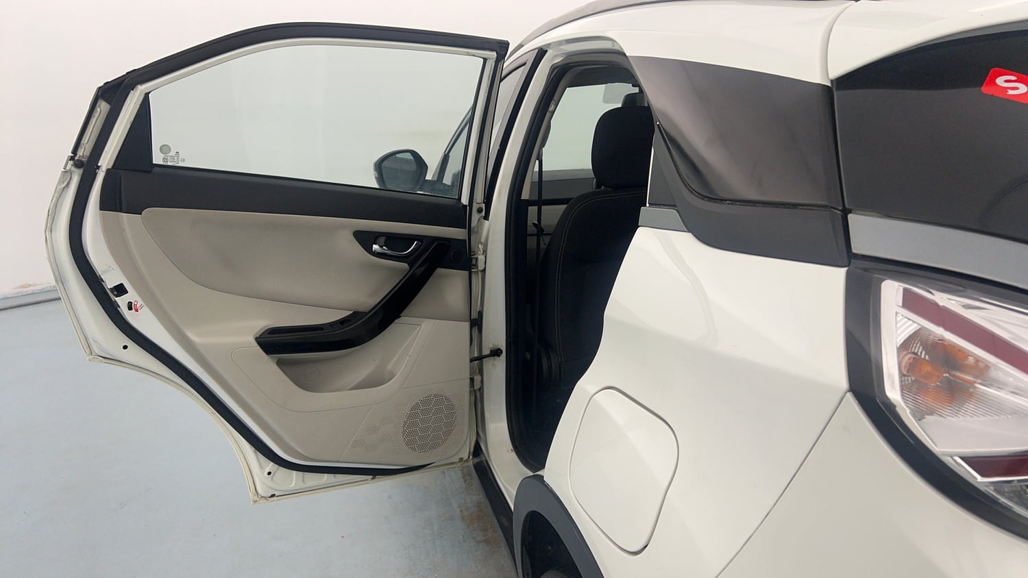 Used 2021 Tata Nexon XZ Plus Petrol Manual interior LEFT REAR DOOR OPEN VIEW