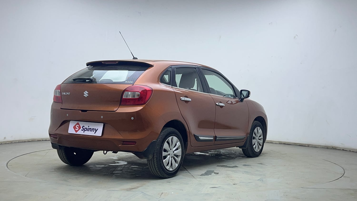 Used 2017 Maruti Suzuki Baleno Delta 1.2 Petrol Manual exterior RIGHT REAR CORNER VIEW