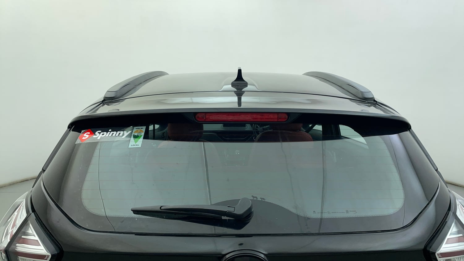 Used 2023 Tata Nexon XZA Plus LUXS Red Dark Edition Petrol Automatic exterior BACK WINDSHIELD VIEW