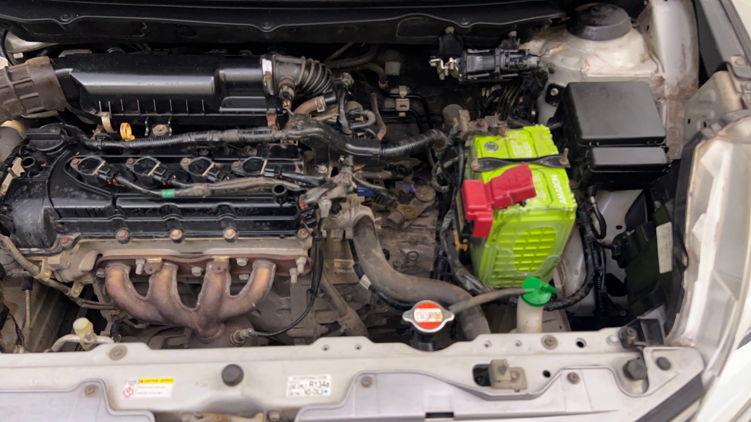 Used 2017 Maruti Suzuki Baleno Zeta 1.2 Petrol Manual engine ENGINE LEFT SIDE VIEW