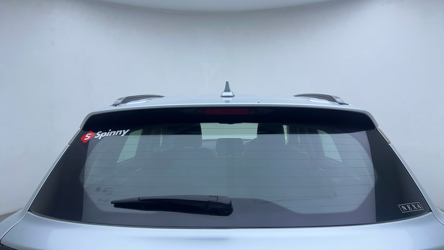 Used 2024 Maruti Suzuki Grand Vitara Alpha Smart Hybrid AT Petrol Automatic exterior BACK WINDSHIELD VIEW