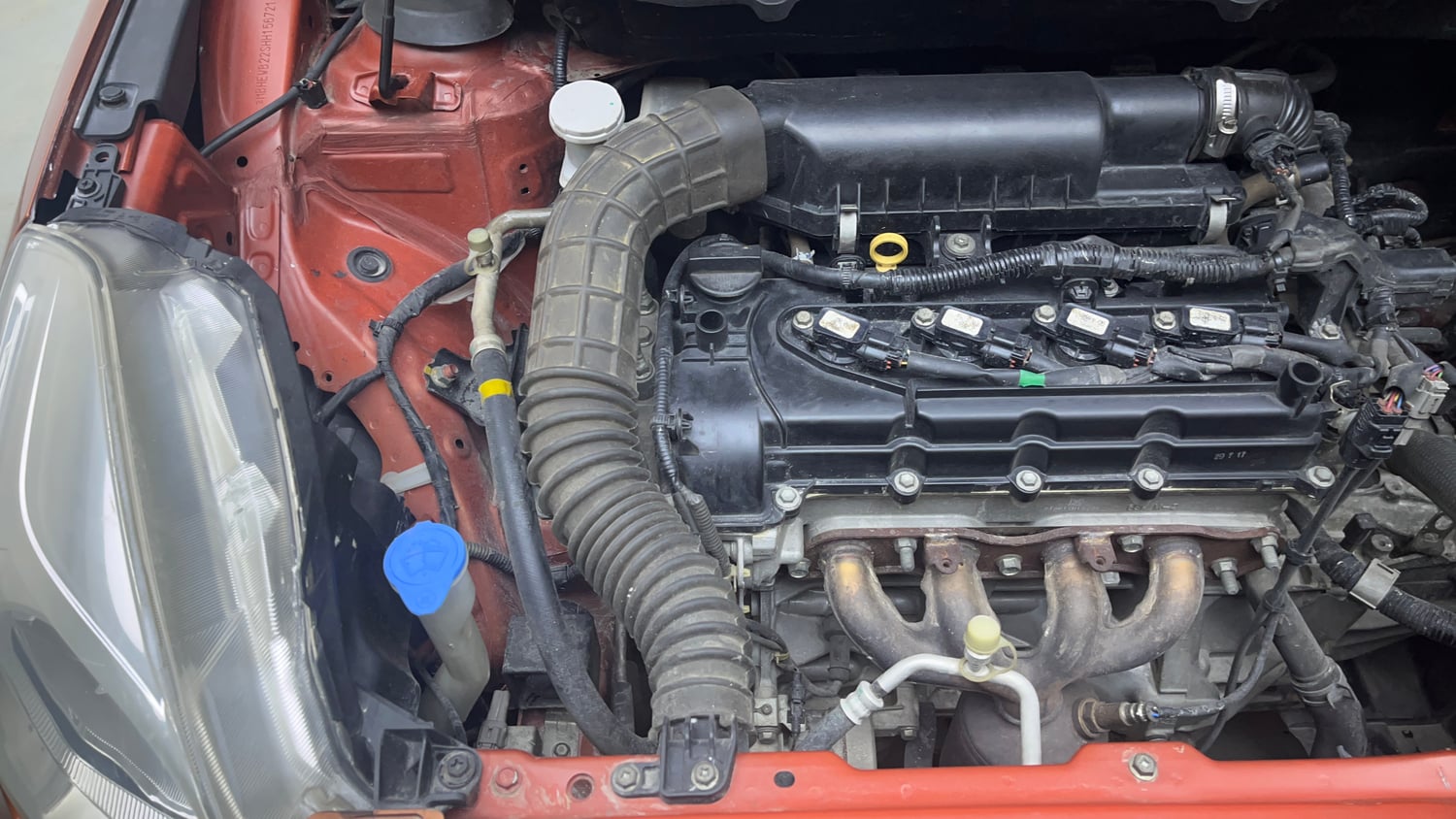 Used 2017 Maruti Suzuki Baleno Delta 1.2 Petrol Manual engine ENGINE RIGHT SIDE VIEW