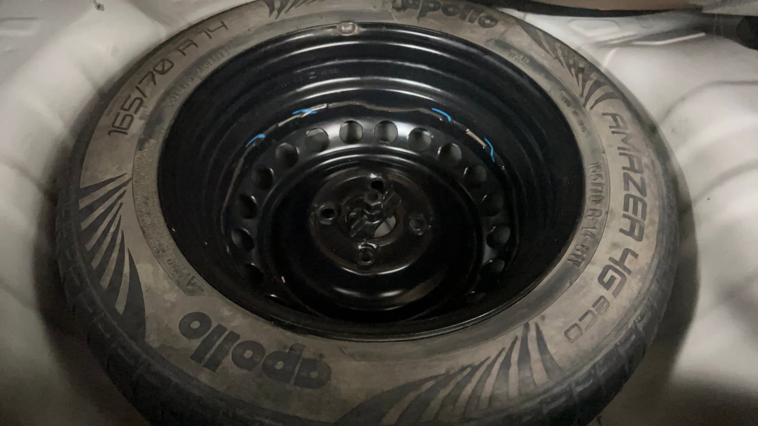 Used 2024 Hyundai Exter S 1.2 MT Petrol Manual tyres SPARE TYRE VIEW