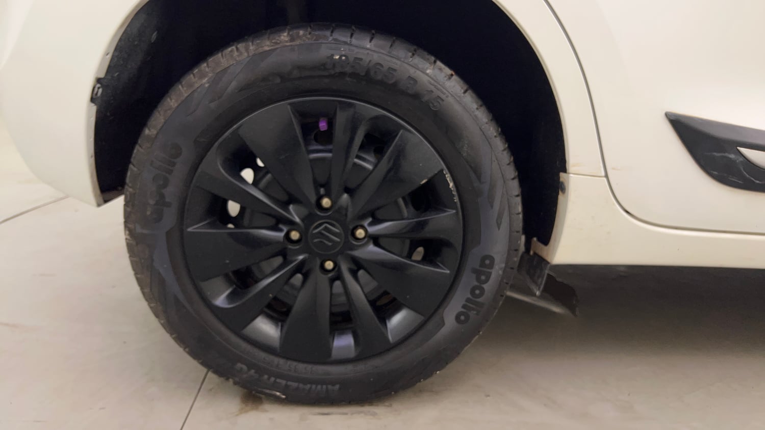 Used 2021 Maruti Suzuki Baleno Delta Petrol Manual tyres RIGHT REAR TYRE RIM VIEW