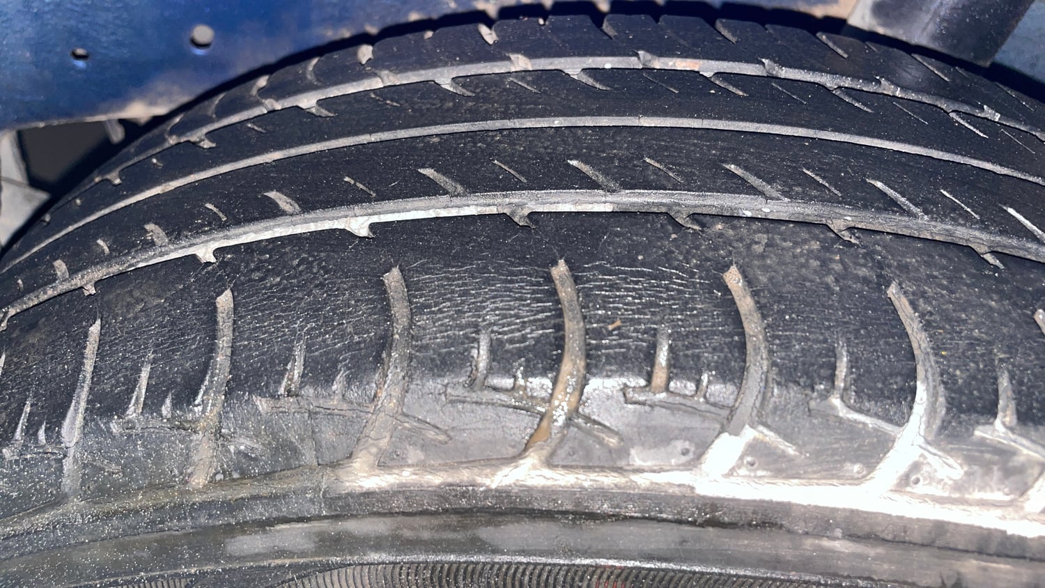 Used 2018 Maruti Suzuki Celerio VXi AMT Petrol Automatic tyres LEFT REAR TYRE TREAD VIEW