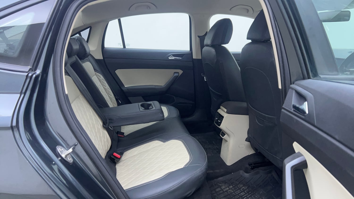 Used 2023 Skoda Slavia Ambition 1.0L TSI MT Petrol Manual interior RIGHT SIDE REAR DOOR CABIN VIEW