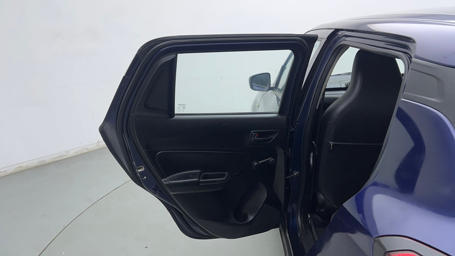 Used 2018 Maruti Suzuki Swift LXI CNG (Outside Fitted) Cng Manual interior LEFT REAR DOOR OPEN VIEW