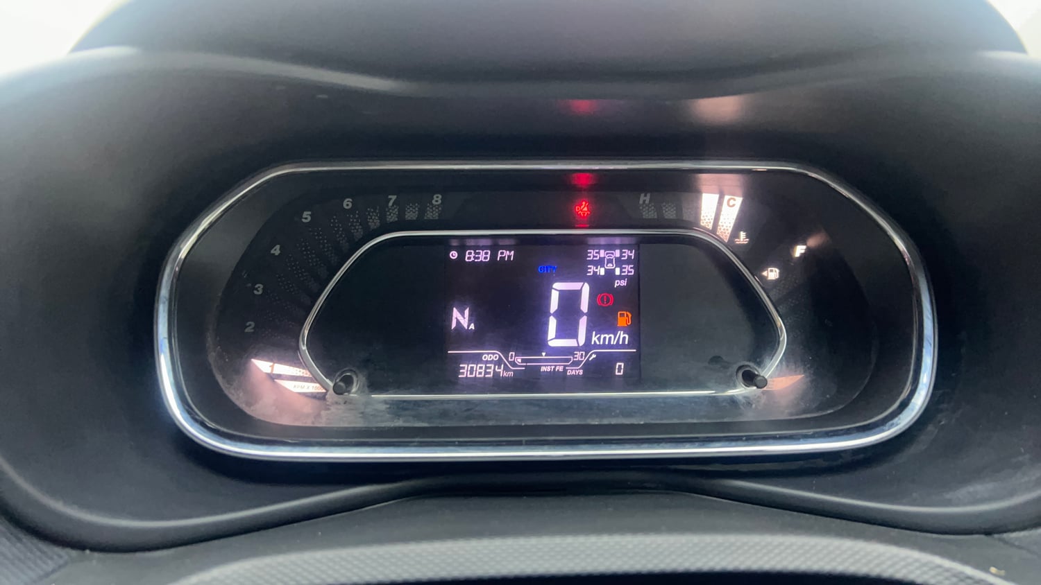 Used 2022 Tata Nexon XZA Plus (O) Petrol Automatic interior CLUSTERMETER VIEW
