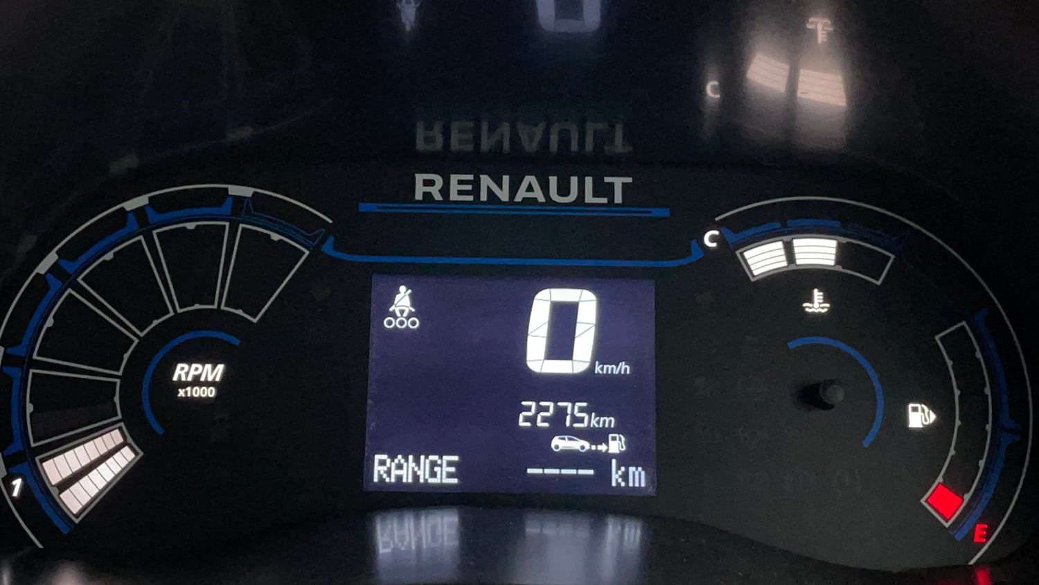 Used 2026 Renault Triber Evolution Petrol Manual interior CLUSTERMETER VIEW