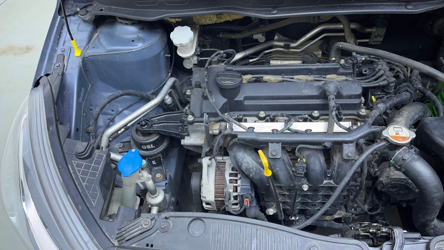 Used 2013 Hyundai i20 Sportz 1.2 Petrol Manual engine ENGINE RIGHT SIDE VIEW