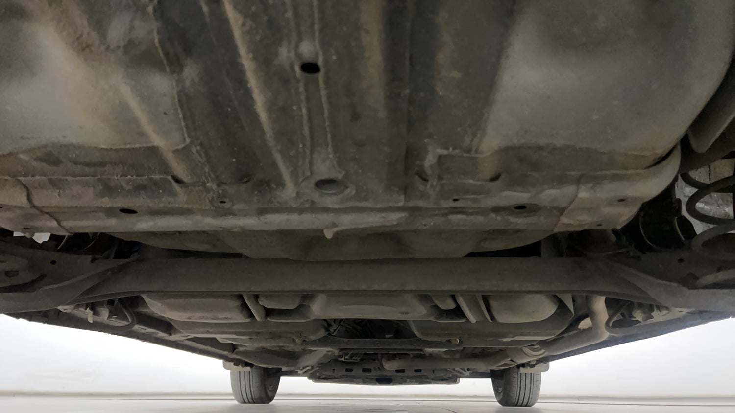Used 2021 Honda City V CVT Petrol Petrol Automatic extra REAR UNDERBODY VIEW (TAKEN FROM REAR)