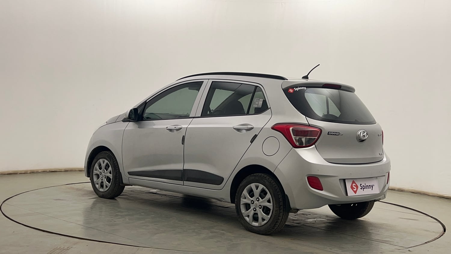 Used 2014 Hyundai Grand i10 Sportz 1.2 Kappa VTVT Petrol Manual exterior LEFT REAR CORNER VIEW