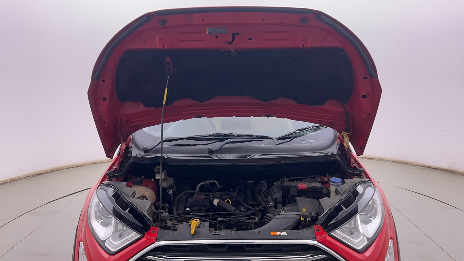 Used 2021 Ford EcoSport Titanium Plus 1.5L Ti-VCT AT Petrol Automatic engine ENGINE & BONNET OPEN FRONT VIEW