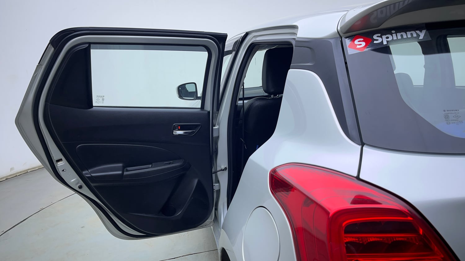 Used 2022 Maruti Suzuki Swift VXi AMT Petrol Automatic interior LEFT REAR DOOR OPEN VIEW