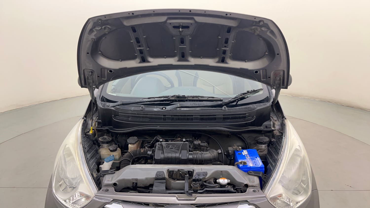 Used 2012 Hyundai Eon Magna + Petrol Manual engine ENGINE & BONNET OPEN FRONT VIEW