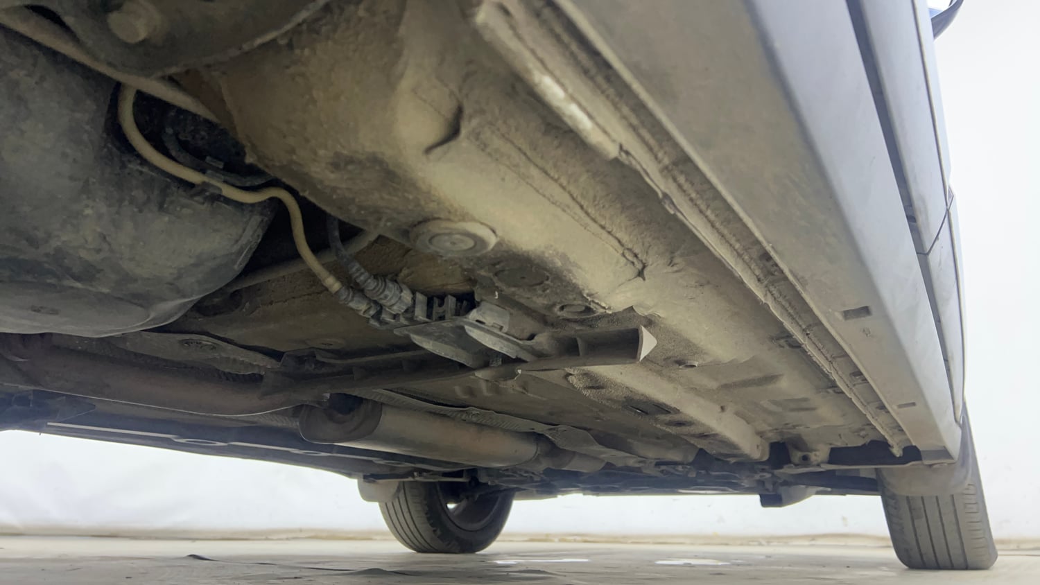 Used 2022 Volkswagen Taigun GT Plus 1.5 TSI DSG Petrol Automatic extra REAR RIGHT UNDERBODY VIEW