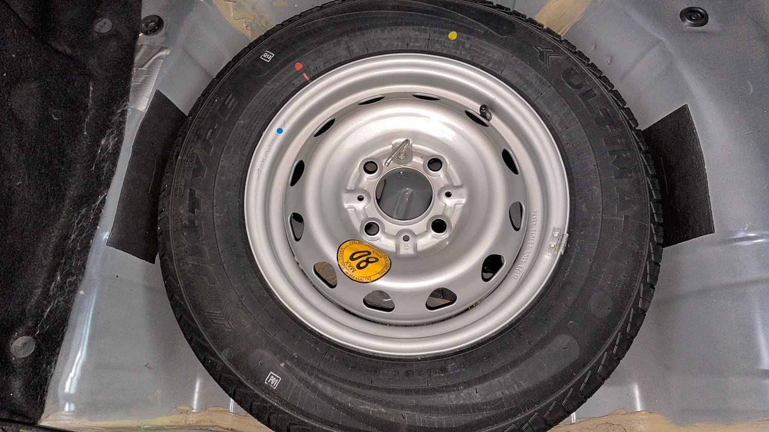Used 2023 Tata Tiago XZ Plus Petrol Manual tyres SPARE TYRE VIEW