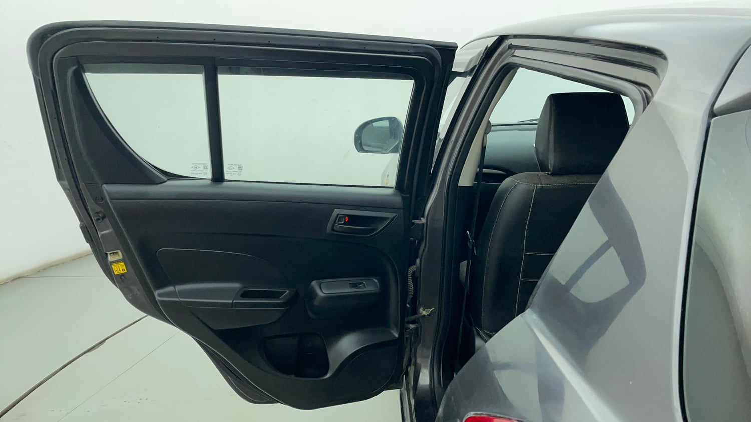 Used 2016 Maruti Suzuki Swift Lxi (O) Petrol Manual interior LEFT REAR DOOR OPEN VIEW
