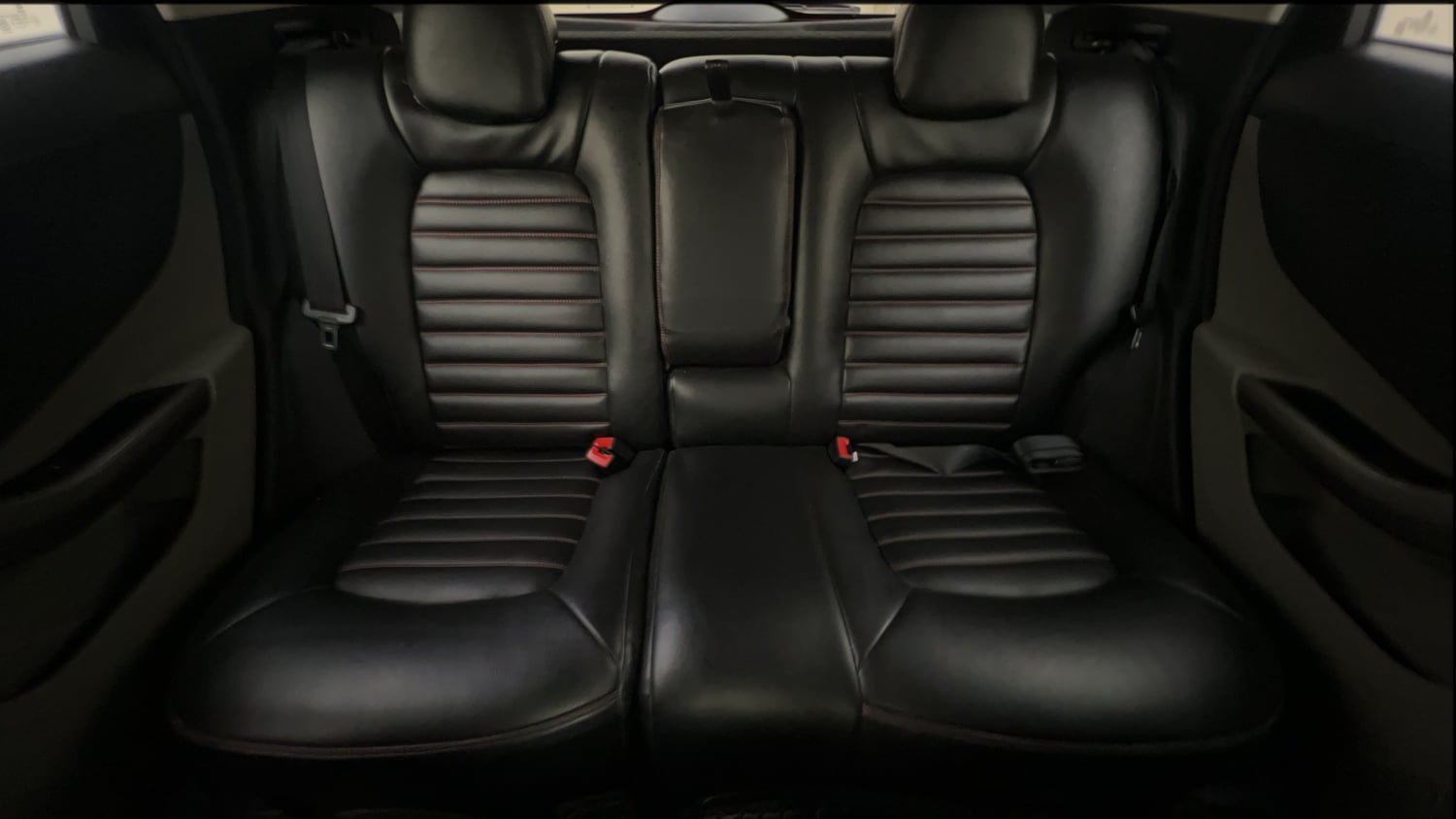 Used 2019 Tata Nexon XZA Plus Petrol Dual Tone Petrol Automatic interior REAR SEAT CONDITION VIEW