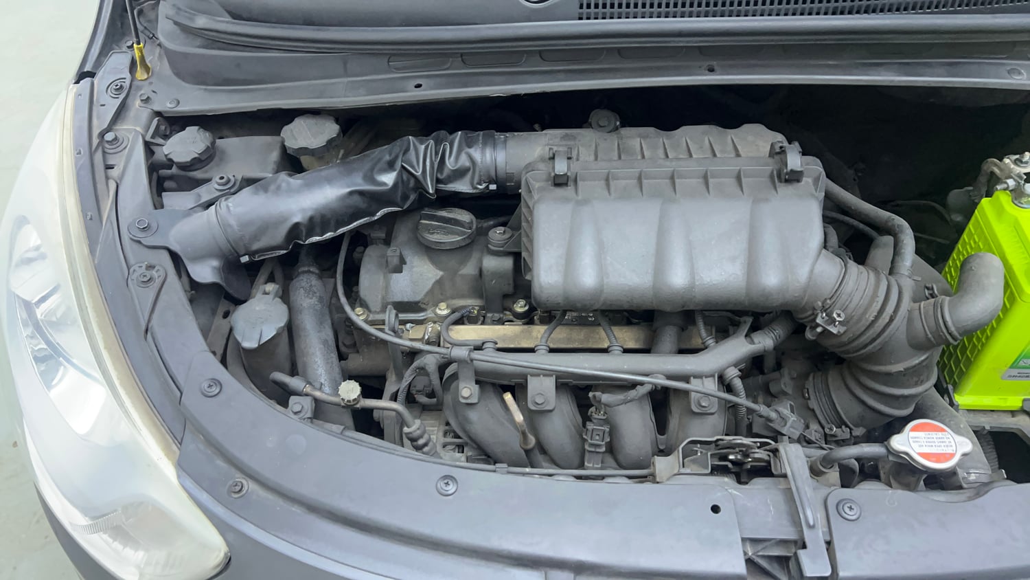 Used 2012 Hyundai i10 Sportz 1.2 Kappa2 Petrol Manual engine ENGINE RIGHT SIDE VIEW