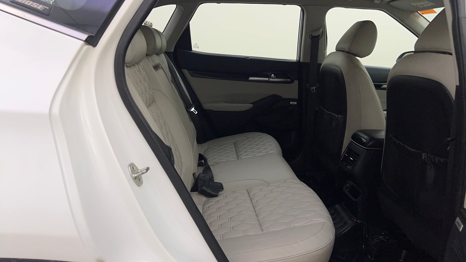 Used 2019 Kia Seltos HTX Plus AT 1.5 Diesel Diesel Automatic interior RIGHT SIDE REAR DOOR CABIN VIEW