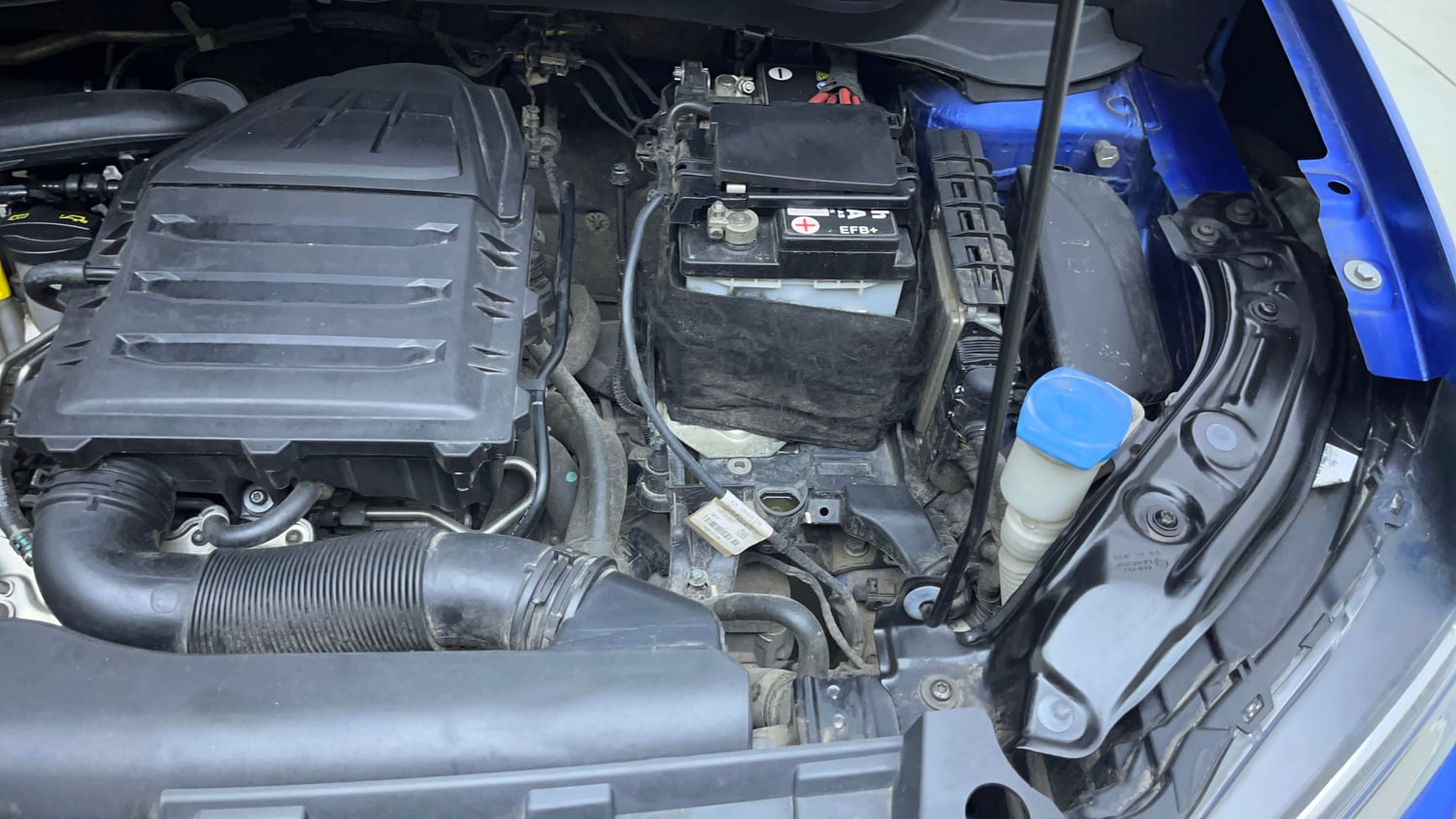 Used 2024 Volkswagen Taigun Topline 1.0 TSI AT Petrol Automatic engine ENGINE LEFT SIDE VIEW