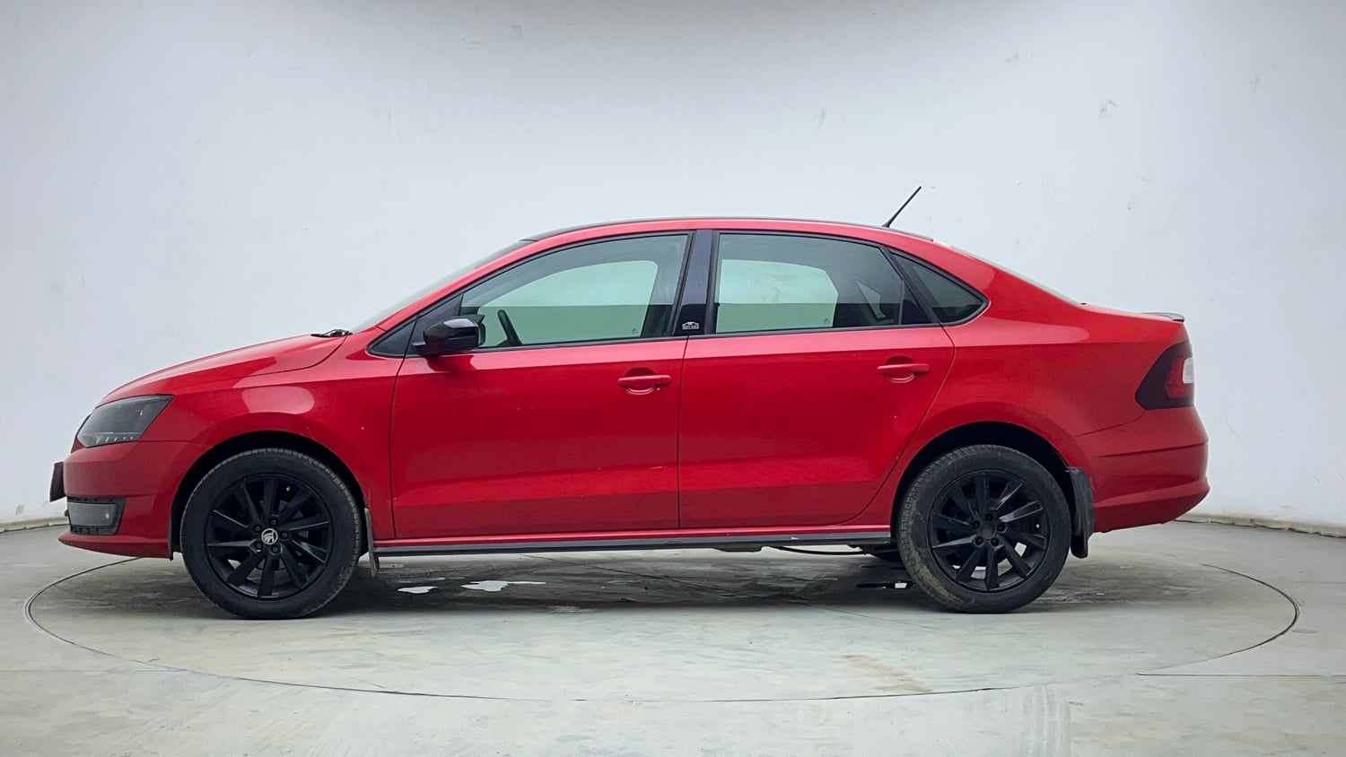 Used 2021 Skoda Rapid Style Petrol Manual exterior LEFT SIDE VIEW