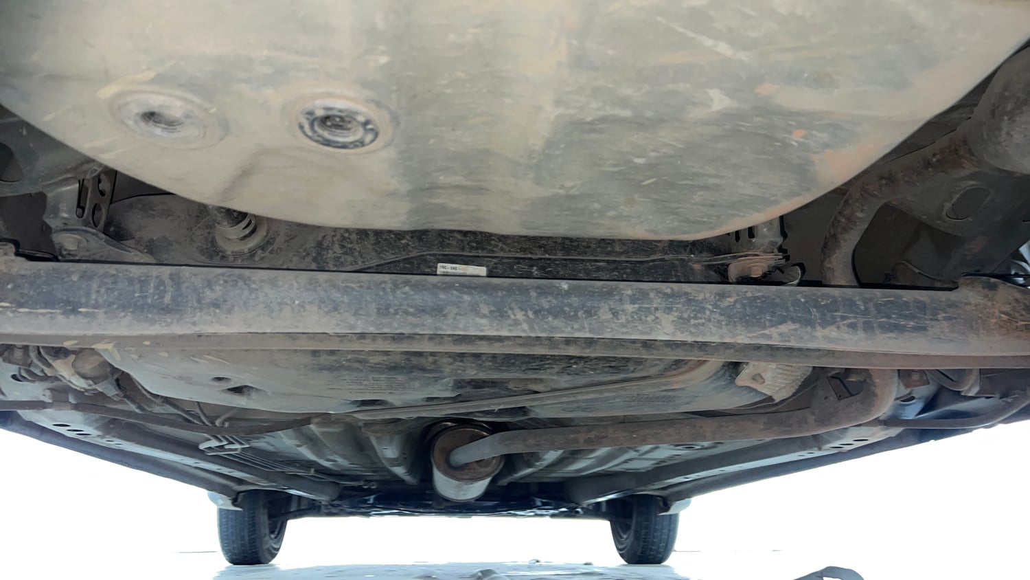 Used 2022 Maruti Suzuki Celerio LXi Petrol Manual extra REAR UNDERBODY VIEW (TAKEN FROM REAR)