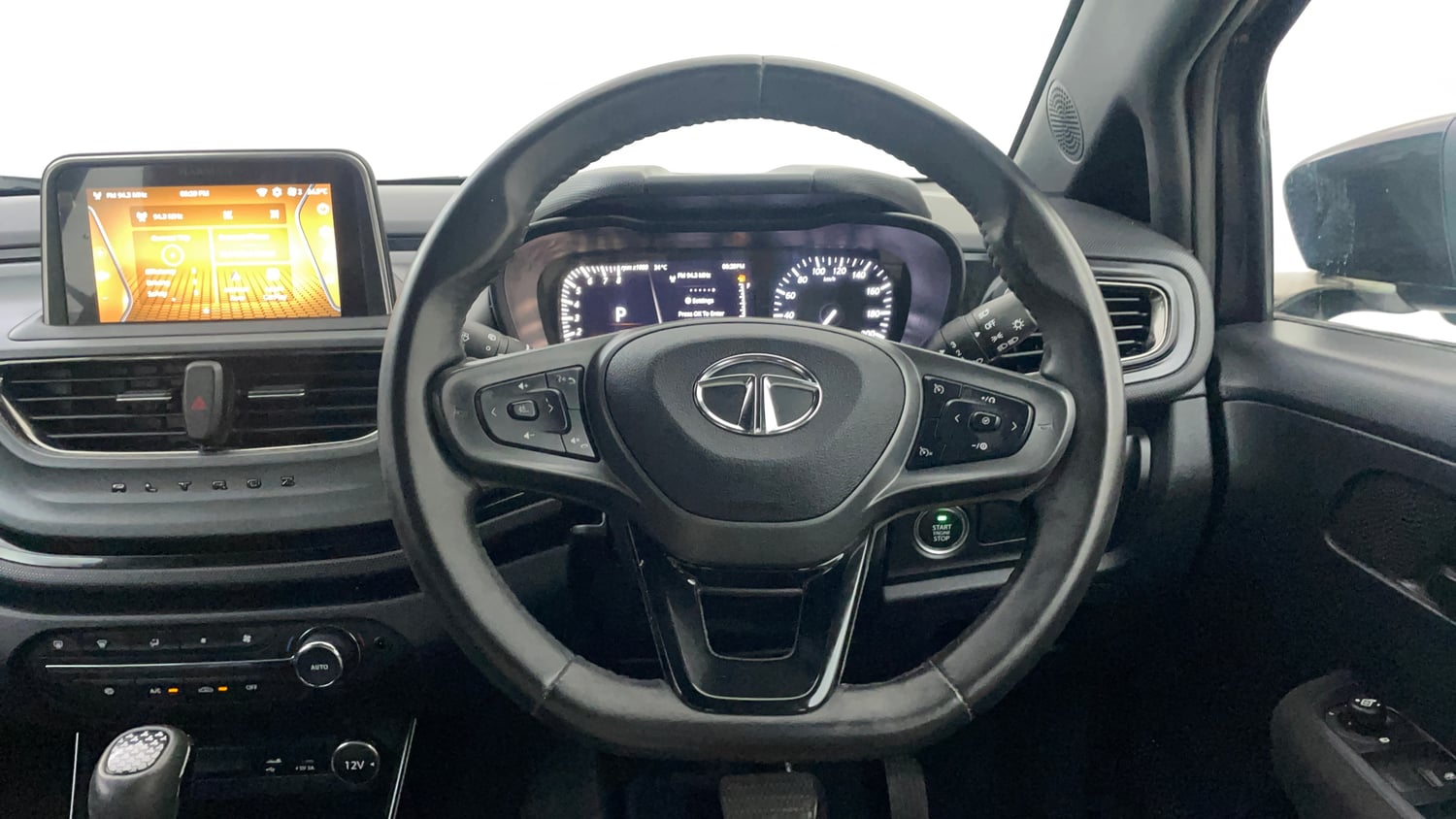 Used 2023 Tata Altroz XZA Plus (S) Dark Edition Petrol Automatic interior STEERING VIEW