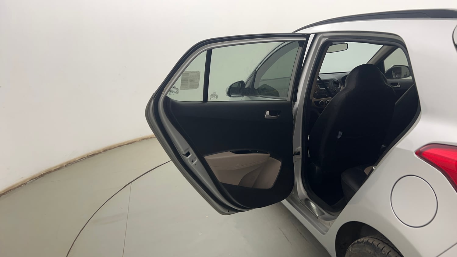 Used 2014 Hyundai Grand i10 Sportz 1.2 Kappa VTVT Petrol Manual interior LEFT REAR DOOR OPEN VIEW