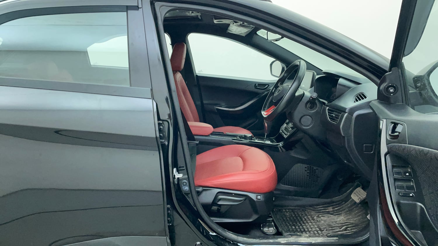 Used 2023 Tata Nexon XZA Plus LUXS Red Dark Edition Petrol Automatic interior RIGHT SIDE FRONT DOOR CABIN VIEW