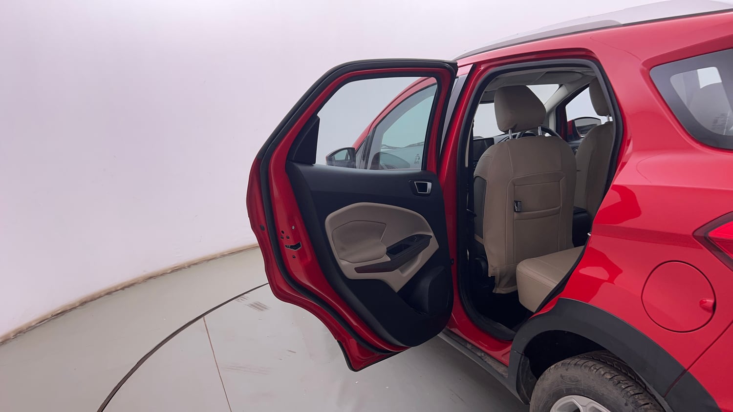 Used 2021 Ford EcoSport Titanium Plus 1.5L Ti-VCT AT Petrol Automatic interior LEFT REAR DOOR OPEN VIEW