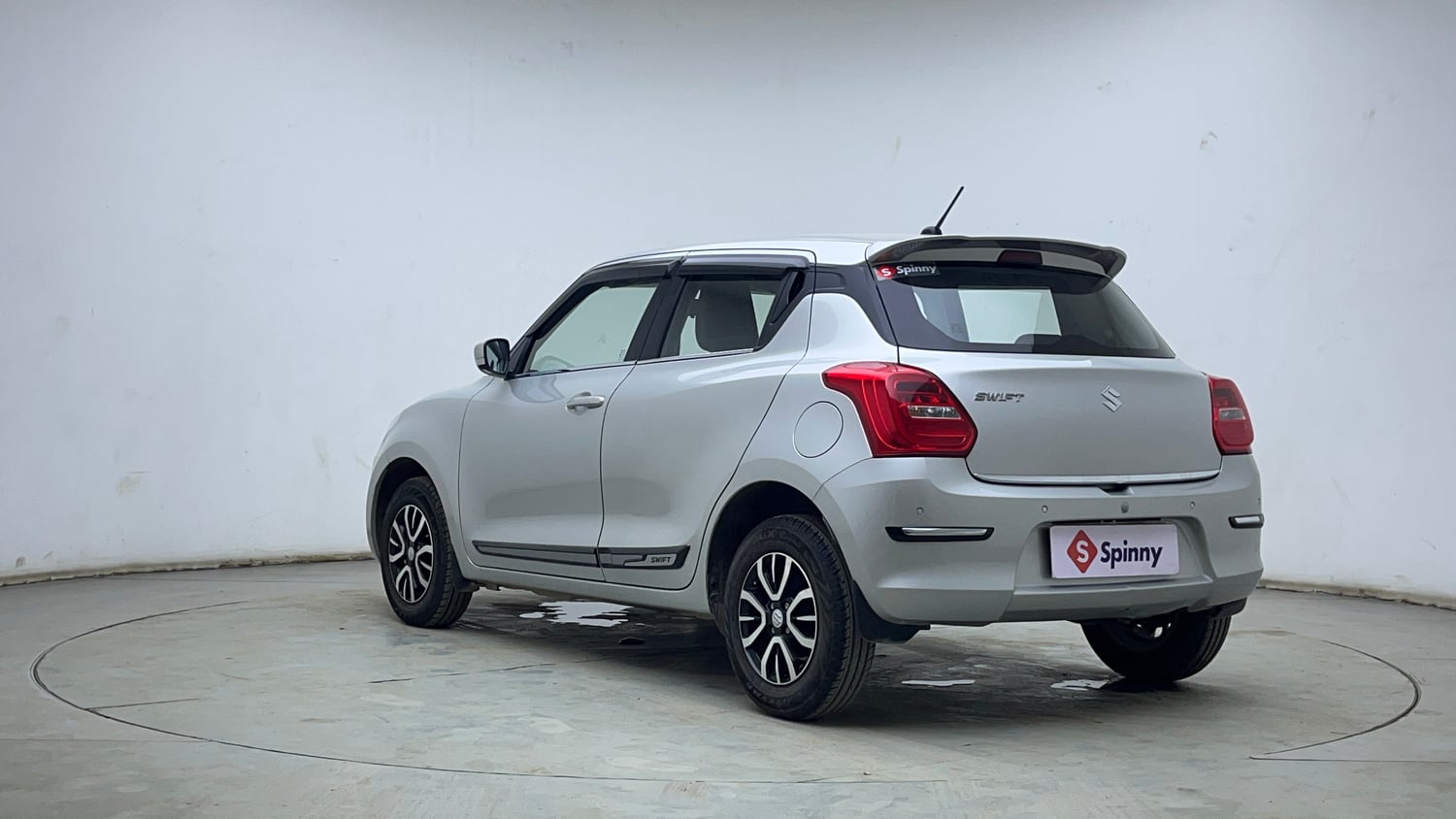 Used 2022 Maruti Suzuki Swift VXi AMT Petrol Automatic exterior LEFT REAR CORNER VIEW