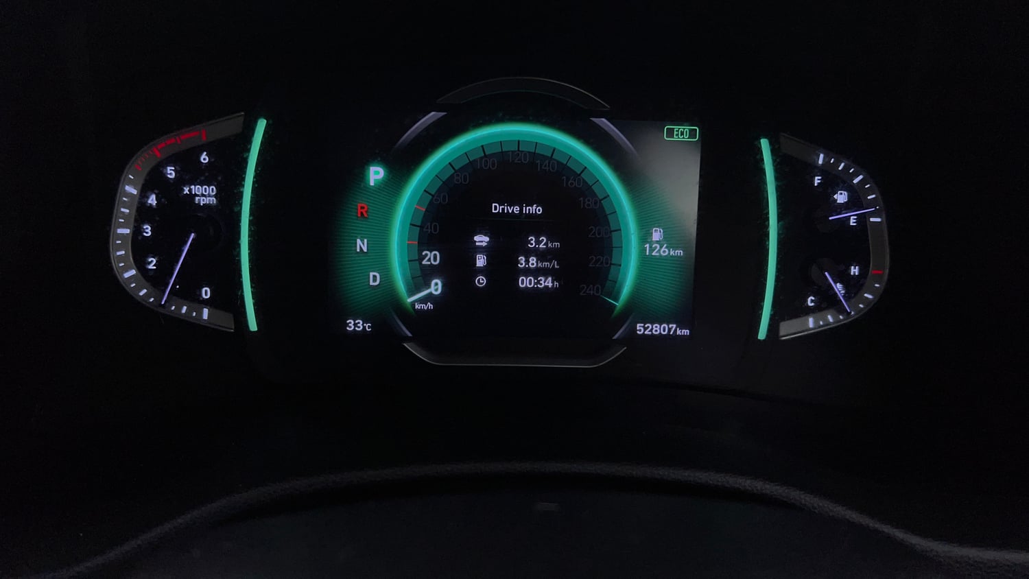 Used 2021 Hyundai Creta SX (O) 1.5 Diesel Automatic Diesel Automatic interior CLUSTERMETER VIEW