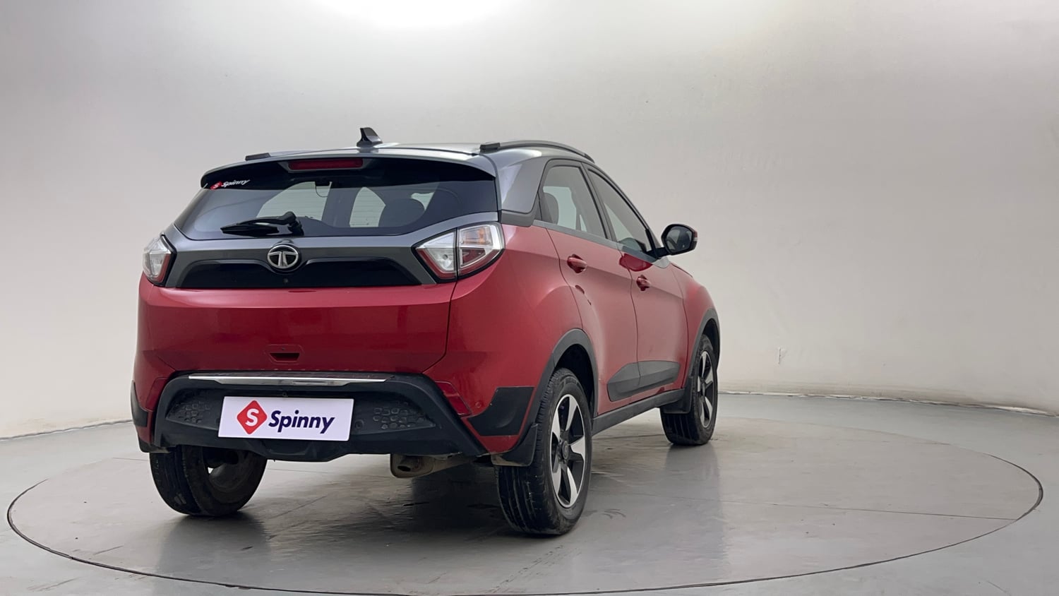 Used 2019 Tata Nexon XZA Plus Petrol Dual Tone Petrol Automatic exterior RIGHT REAR CORNER VIEW