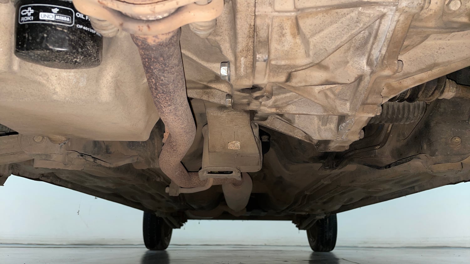 Used 2018 Maruti Suzuki Alto K10 VXi AMT Petrol Automatic extra FRONT LEFT UNDERBODY VIEW