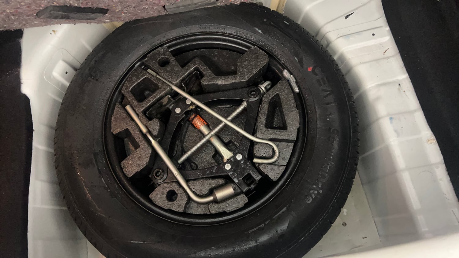 Used 2022 Tata Punch Accomplished Dazzle Pack MT Petrol Manual tyres SPARE TYRE VIEW