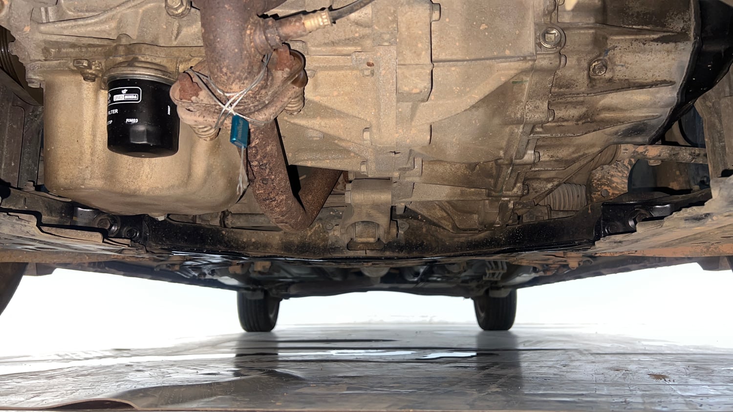 Used 2019 Maruti Suzuki XL6 Alpha MT Petrol Petrol Manual extra FRONT LEFT UNDERBODY VIEW