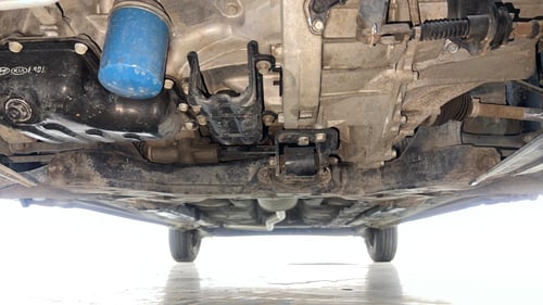 Used 2016 Hyundai Grand i10 Sportz 1.2 Kappa VTVT Petrol Manual extra FRONT LEFT UNDERBODY VIEW