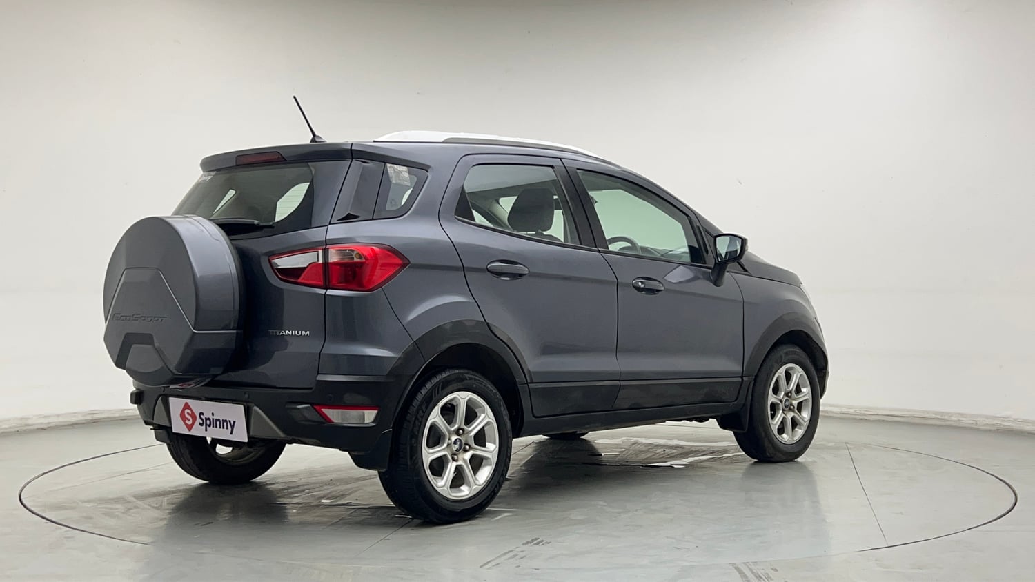 Used 2018 Ford EcoSport Titanium + 1.5L Ti-VCT AT Petrol Automatic exterior RIGHT REAR CORNER VIEW