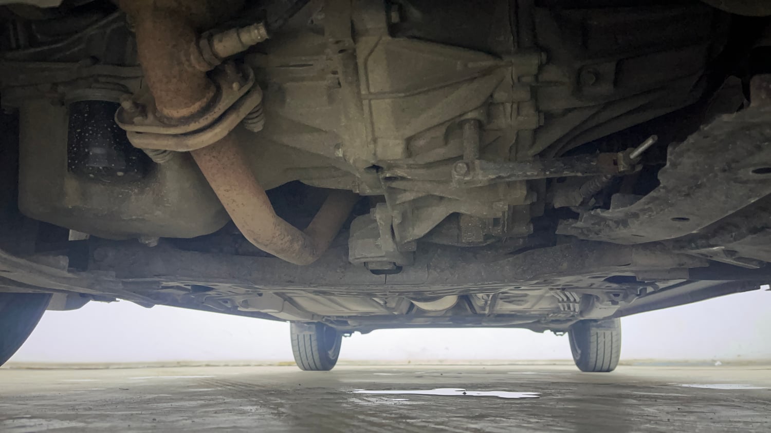 Used 2017 Maruti Suzuki Baleno Delta 1.2 Petrol Manual extra FRONT LEFT UNDERBODY VIEW